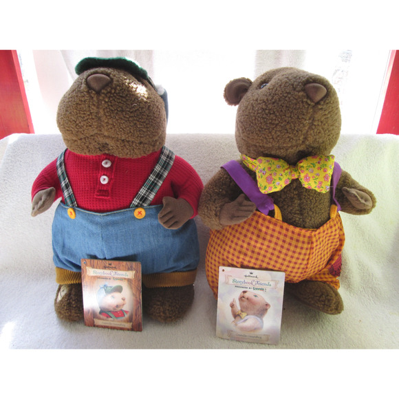 Groundhogs Hallmark Storybook Friends Granville, two, Crayola, 1997, 12" - Picture 1 of 11